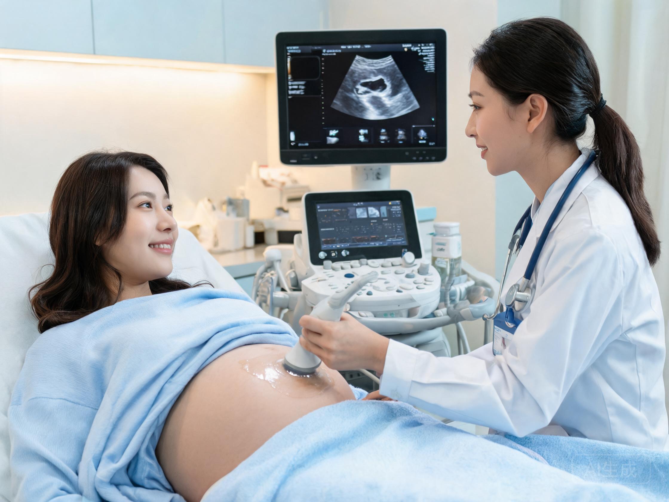 癌症康复者生育保存 孕妇超声检查场景